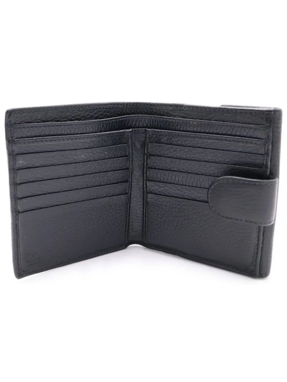 Gucci Interlocking Compact Wallet Bifold Black - Picture 4 of 6